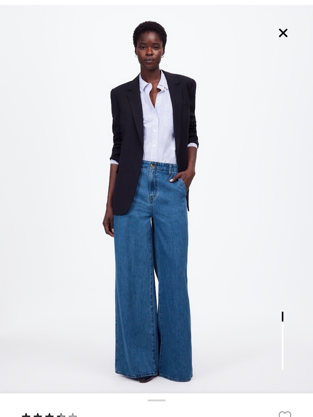 Madewell Wide Sweep Denim Trousers - Women’s Size 27